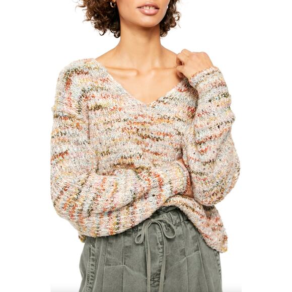 Free People Colorful Chunky Sweater - Picture 7 of 8